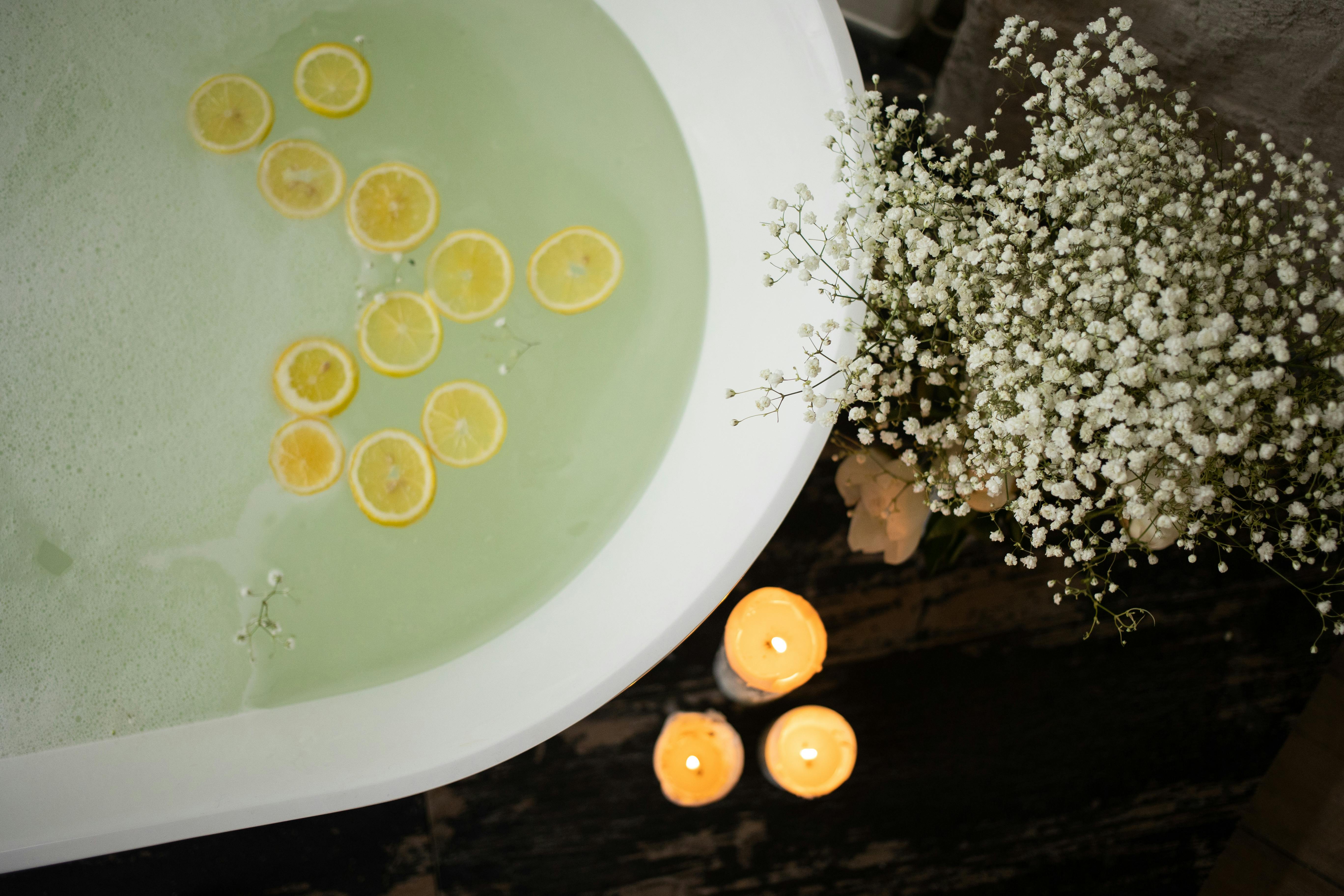 Herbal Infusion Bath - Spa treatment with flowers and water